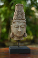 Stone Vishnu Head with Pedestal