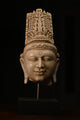 Marble Vishnu Head with pedestal