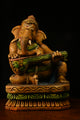 New Wooden Ganesha with Veena