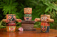 Wooden Jaganatha Idols (Set of 3)