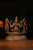 Copper Narasimha Laxmi with Garuda