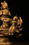 Brass 5 Headed Shiva and Parvathi