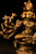 Brass 5 Headed Shiva and Parvathi