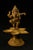 Brass Dancing Ganesha Lamp