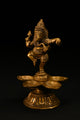 Brass Dancing Ganesha Lamp