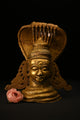 Brass Shiva Head with Naga