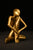 Brass Sitting Man Statue