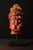 Wooden Anjaneya Head on Pedestal