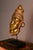 Brass Devi Mask on Pedestal