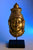 Brass Devi Mask on Pedestal