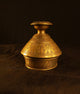 IG1222 - Old Brass Pot with Intricate Carvings