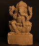 IG1303 - Handcarved Ganesha Sculpture in wood