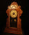 Old Manual Wooden Clock with Pendulum and Key