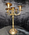 IG1522 - Brass Candle Stick with Drip Trays