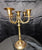 IG1522 - Brass Candle Stick with Drip Trays