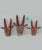 IG1606 - Wooden Ox Heads (Set of 3)